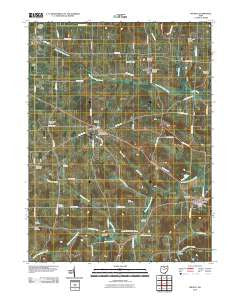 Wilmot Ohio Historical topographic map, 1:24000 scale, 7.5 X 7.5 Minute, Year 2010