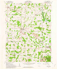 Wilmot Ohio Historical topographic map, 1:24000 scale, 7.5 X 7.5 Minute, Year 1961