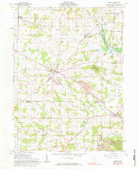 Wilmot Ohio Historical topographic map, 1:24000 scale, 7.5 X 7.5 Minute, Year 1961