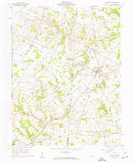 Winchester Ohio Historical topographic map, 1:24000 scale, 7.5 X 7.5 Minute, Year 1961