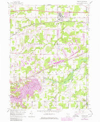 Windham Ohio Historical topographic map, 1:24000 scale, 7.5 X 7.5 Minute, Year 1959