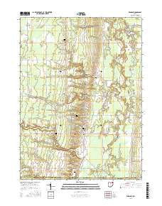 Windsor Ohio Current topographic map, 1:24000 scale, 7.5 X 7.5 Minute, Year 2016