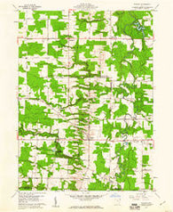 Windsor Ohio Historical topographic map, 1:24000 scale, 7.5 X 7.5 Minute, Year 1959