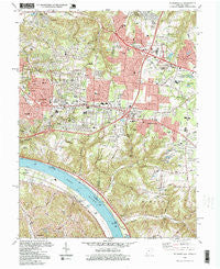 Withamsvile Ohio Historical topographic map, 1:24000 scale, 7.5 X 7.5 Minute, Year 1996