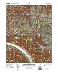 Withamsville Ohio Historical topographic map, 1:24000 scale, 7.5 X 7.5 Minute, Year 2010