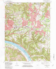 Withamsville Ohio Historical topographic map, 1:24000 scale, 7.5 X 7.5 Minute, Year 1983