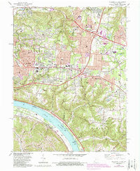 Withamsville Ohio Historical topographic map, 1:24000 scale, 7.5 X 7.5 Minute, Year 1983