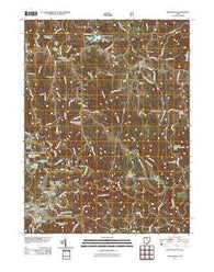 Woodsfield Ohio Historical topographic map, 1:24000 scale, 7.5 X 7.5 Minute, Year 2011