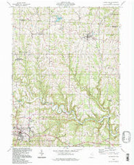 Woodsfield Ohio Historical topographic map, 1:24000 scale, 7.5 X 7.5 Minute, Year 1994