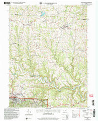 Woodsfield Ohio Historical topographic map, 1:24000 scale, 7.5 X 7.5 Minute, Year 2002