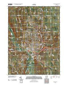 Wooster Ohio Historical topographic map, 1:24000 scale, 7.5 X 7.5 Minute, Year 2010