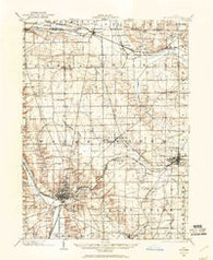 Wooster Ohio Historical topographic map, 1:62500 scale, 15 X 15 Minute, Year 1901