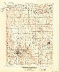 Wooster Ohio Historical topographic map, 1:62500 scale, 15 X 15 Minute, Year 1903