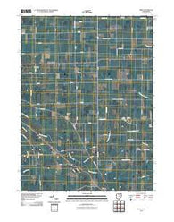 Wren Ohio Historical topographic map, 1:24000 scale, 7.5 X 7.5 Minute, Year 2010