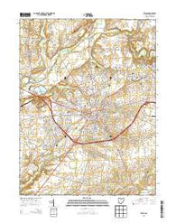 Xenia Ohio Historical topographic map, 1:24000 scale, 7.5 X 7.5 Minute, Year 2013