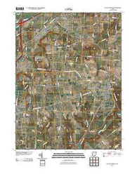 Yellow Springs Ohio Historical topographic map, 1:24000 scale, 7.5 X 7.5 Minute, Year 2010