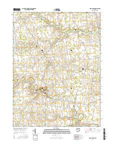 York Center Ohio Current topographic map, 1:24000 scale, 7.5 X 7.5 Minute, Year 2016