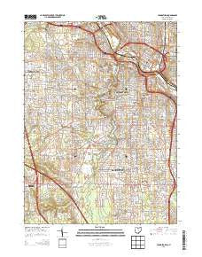 Youngstown Ohio Historical topographic map, 1:24000 scale, 7.5 X 7.5 Minute, Year 2013