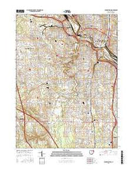Youngstown Ohio Current topographic map, 1:24000 scale, 7.5 X 7.5 Minute, Year 2016