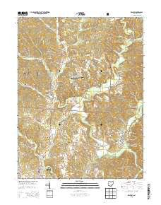 Zaleski Ohio Historical topographic map, 1:24000 scale, 7.5 X 7.5 Minute, Year 2013