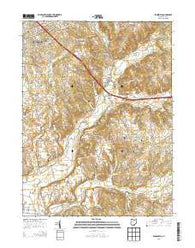 Zanesfield Ohio Historical topographic map, 1:24000 scale, 7.5 X 7.5 Minute, Year 2013