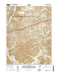 Zanesville East Ohio Current topographic map, 1:24000 scale, 7.5 X 7.5 Minute, Year 2016