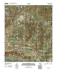 Achille Oklahoma Historical topographic map, 1:24000 scale, 7.5 X 7.5 Minute, Year 2010