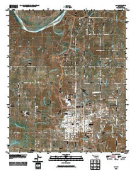Ada Oklahoma Historical topographic map, 1:24000 scale, 7.5 X 7.5 Minute, Year 2010