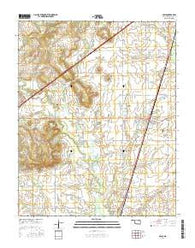 Adair Oklahoma Current topographic map, 1:24000 scale, 7.5 X 7.5 Minute, Year 2016