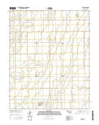 Adams Oklahoma Current topographic map, 1:24000 scale, 7.5 X 7.5 Minute, Year 2016