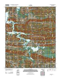Adamson Oklahoma Historical topographic map, 1:24000 scale, 7.5 X 7.5 Minute, Year 2012