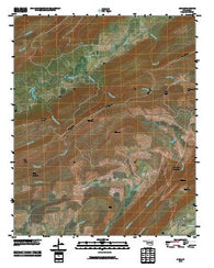 Adel Oklahoma Historical topographic map, 1:24000 scale, 7.5 X 7.5 Minute, Year 2010