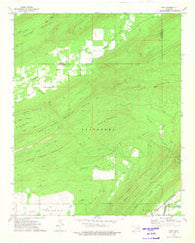 Adel Oklahoma Historical topographic map, 1:24000 scale, 7.5 X 7.5 Minute, Year 1973