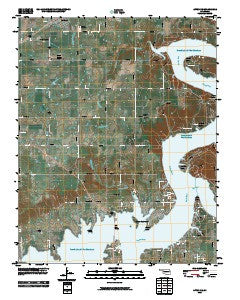 Afton NE Oklahoma Historical topographic map, 1:24000 scale, 7.5 X 7.5 Minute, Year 2010
