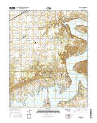 Afton NE Oklahoma Current topographic map, 1:24000 scale, 7.5 X 7.5 Minute, Year 2016