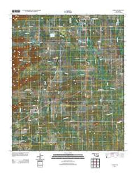 Albion Oklahoma Historical topographic map, 1:24000 scale, 7.5 X 7.5 Minute, Year 2012