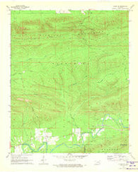 Albion SE Oklahoma Historical topographic map, 1:24000 scale, 7.5 X 7.5 Minute, Year 1971