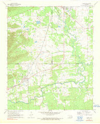 Albion Oklahoma Historical topographic map, 1:24000 scale, 7.5 X 7.5 Minute, Year 1971