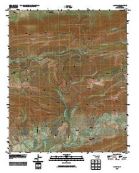 Albion SE Oklahoma Historical topographic map, 1:24000 scale, 7.5 X 7.5 Minute, Year 2010