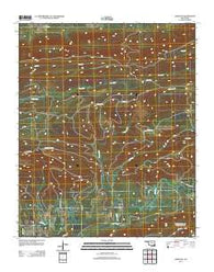 Albion SE Oklahoma Historical topographic map, 1:24000 scale, 7.5 X 7.5 Minute, Year 2012