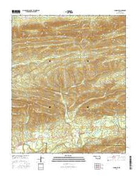 Albion SE Oklahoma Current topographic map, 1:24000 scale, 7.5 X 7.5 Minute, Year 2016