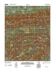 Albion SW Oklahoma Historical topographic map, 1:24000 scale, 7.5 X 7.5 Minute, Year 2012