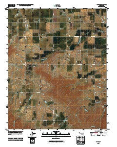 Alden Oklahoma Historical topographic map, 1:24000 scale, 7.5 X 7.5 Minute, Year 2010