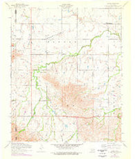 Alden Oklahoma Historical topographic map, 1:24000 scale, 7.5 X 7.5 Minute, Year 1956