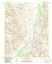 Aledo NE Oklahoma Historical topographic map, 1:24000 scale, 7.5 X 7.5 Minute, Year 1985