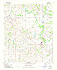 Alex Oklahoma Historical topographic map, 1:24000 scale, 7.5 X 7.5 Minute, Year 1981