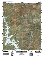 Alikchi Oklahoma Historical topographic map, 1:24000 scale, 7.5 X 7.5 Minute, Year 2010