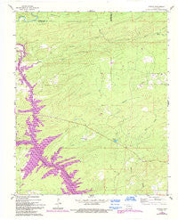 Alikchi Oklahoma Historical topographic map, 1:24000 scale, 7.5 X 7.5 Minute, Year 1962