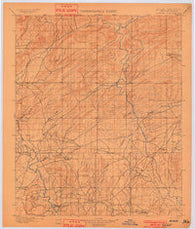 Alikchi Oklahoma Historical topographic map, 1:125000 scale, 30 X 30 Minute, Year 1901