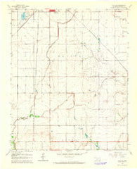 Altus SE Oklahoma Historical topographic map, 1:24000 scale, 7.5 X 7.5 Minute, Year 1963